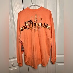 Walt Disney World 2024 Gold Pixie Dust Castle Spirt Jersey Adult L NWT Glitter